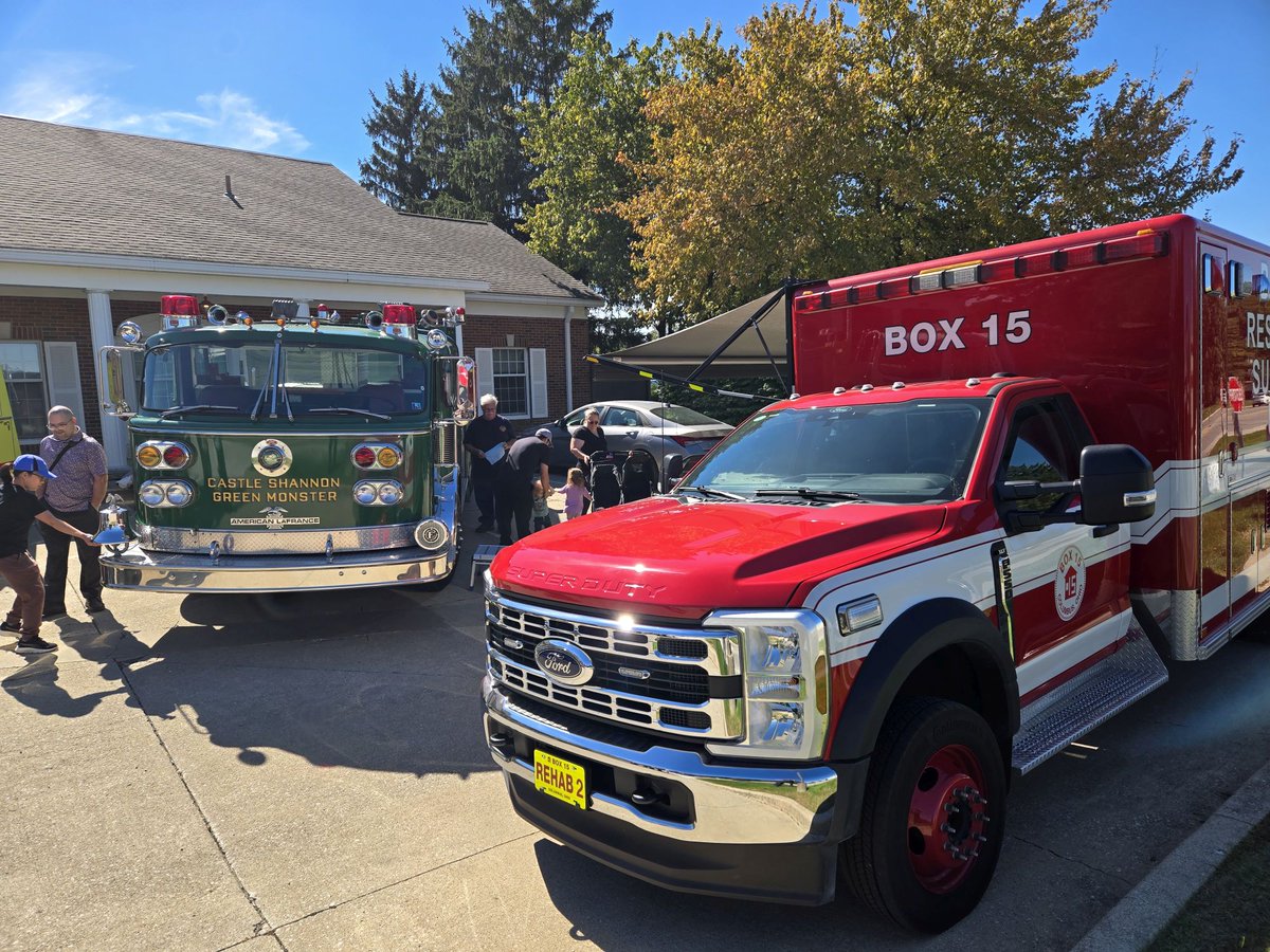 Box15's tweet photo. Yesterday, Rehab 2 was setup at Mifflin Township's open house
@IAFF2818 https://t.co/ODDWnNZ8W1