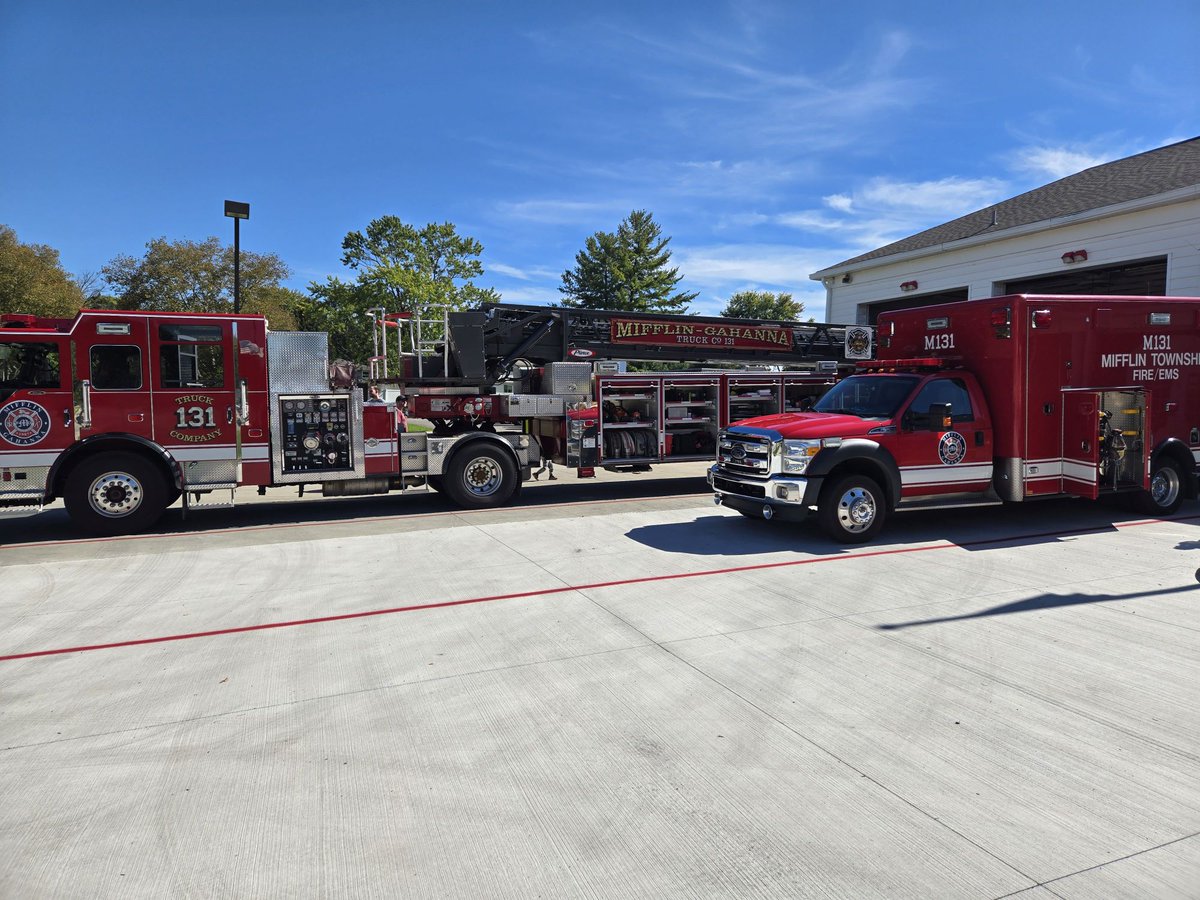 Box15's tweet photo. Yesterday, Rehab 2 was setup at Mifflin Township's open house
@IAFF2818 https://t.co/ODDWnNZ8W1