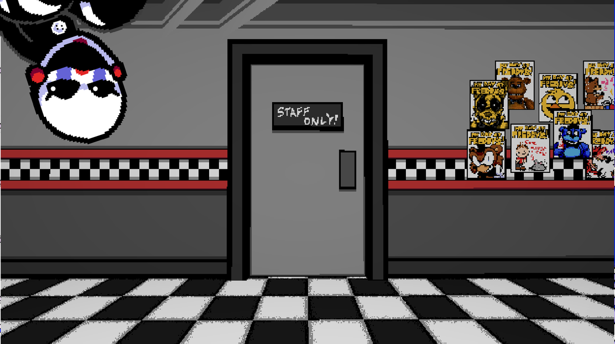 W1NDTHEB0X's tweet photo. ( INT BAIT )

( You find yourself wandering through the pizzeria, before something catches your eye.. )

( It's Mari, peeking her head through one of the empty ceiling tiles. )

( Do you approach? ) https://t.co/J6tGAVfWc5