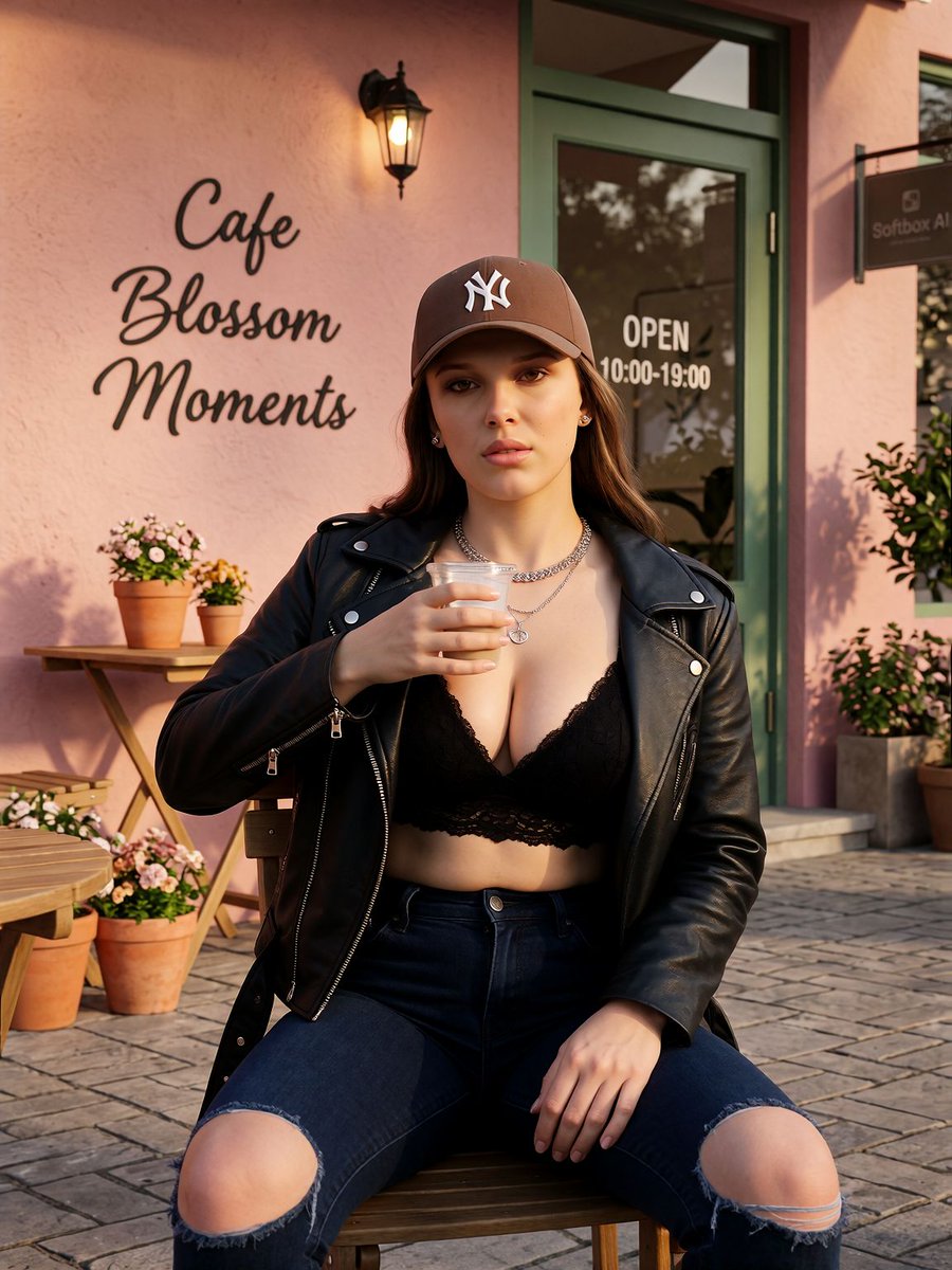 portraizapp's tweet photo. Chilling with my fave brew at Café Blossom 🌸 Who else loves a sunny patio moment? #CafeVibes #SpringStyle https://t.co/tZxQHZQEHc