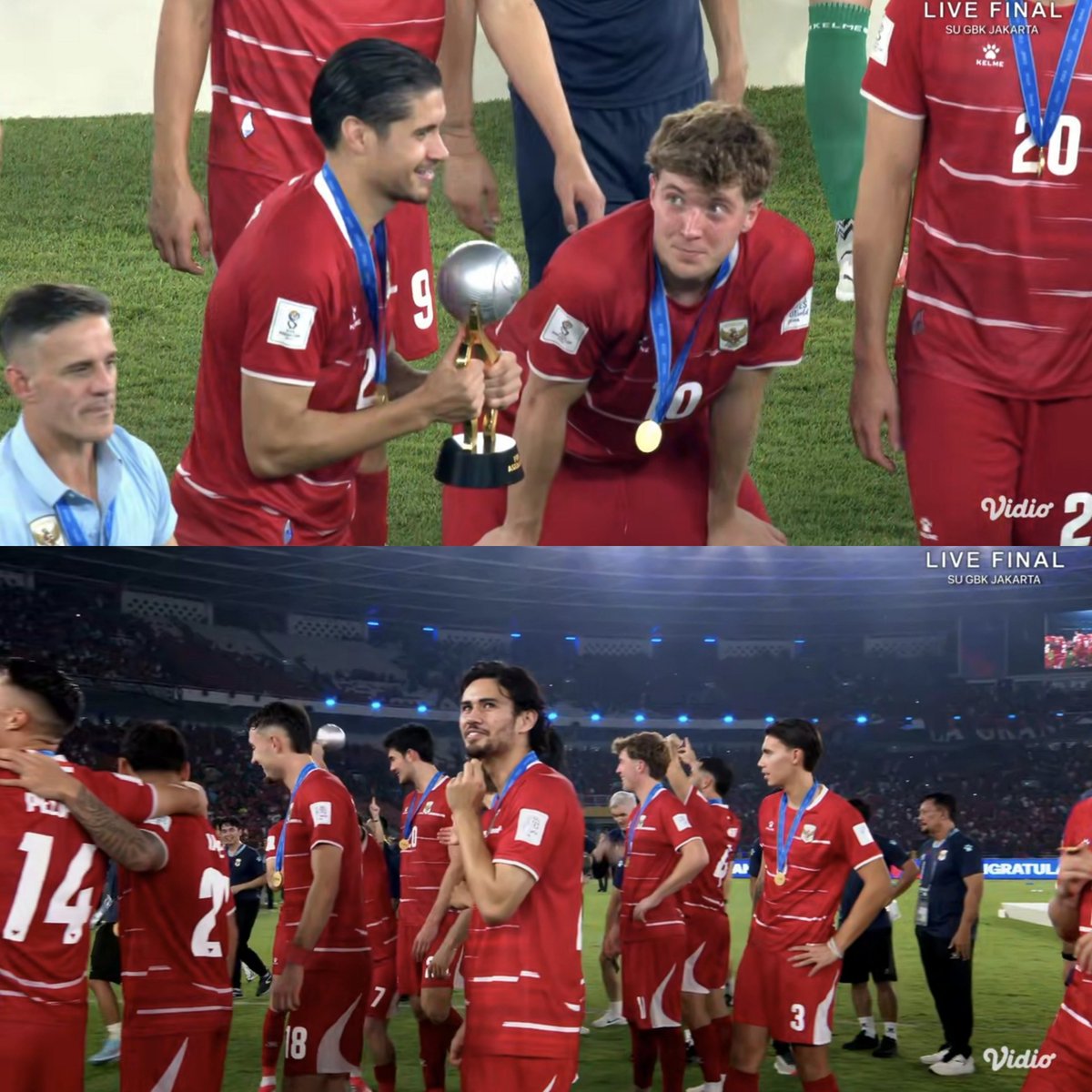 idextratime's tweet photo. Para pemain timnas Indonesia akan diguyur uang hadiah juara FIFA ASEAN Cup 2026 sekitar $650 ribu (Rp11,63 miliar). 💰🇮🇩 https://t.co/sKJQVjGyIb