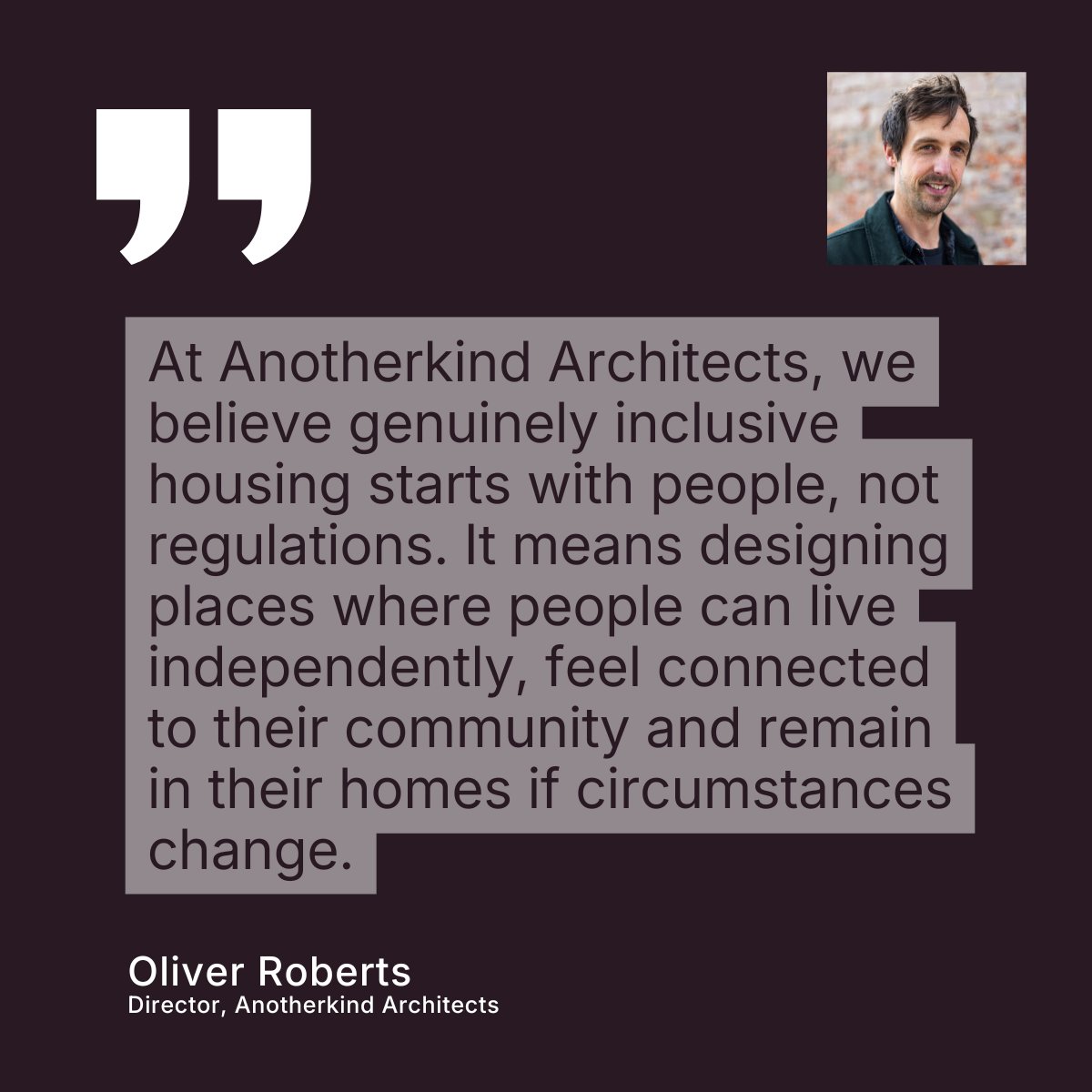 GraphisoftUK's tweet photo. It’s World Architecture Day. 

This year’s theme is ‘Housing is a Human Right. Build It’.

To mark the day, we asked architects from across the Graphisoft community what genuinely inclusive housing means beyond minimum accessibility standards.

Read their views below. https://t.co/3WCXGLyQVO