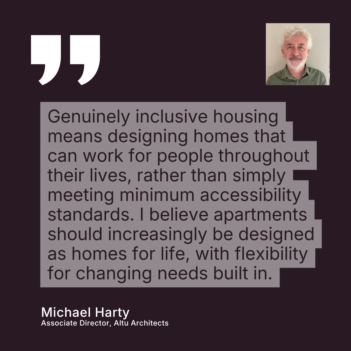GraphisoftUK's tweet photo. It’s World Architecture Day. 

This year’s theme is ‘Housing is a Human Right. Build It’.

To mark the day, we asked architects from across the Graphisoft community what genuinely inclusive housing means beyond minimum accessibility standards.

Read their views below. https://t.co/3WCXGLyQVO