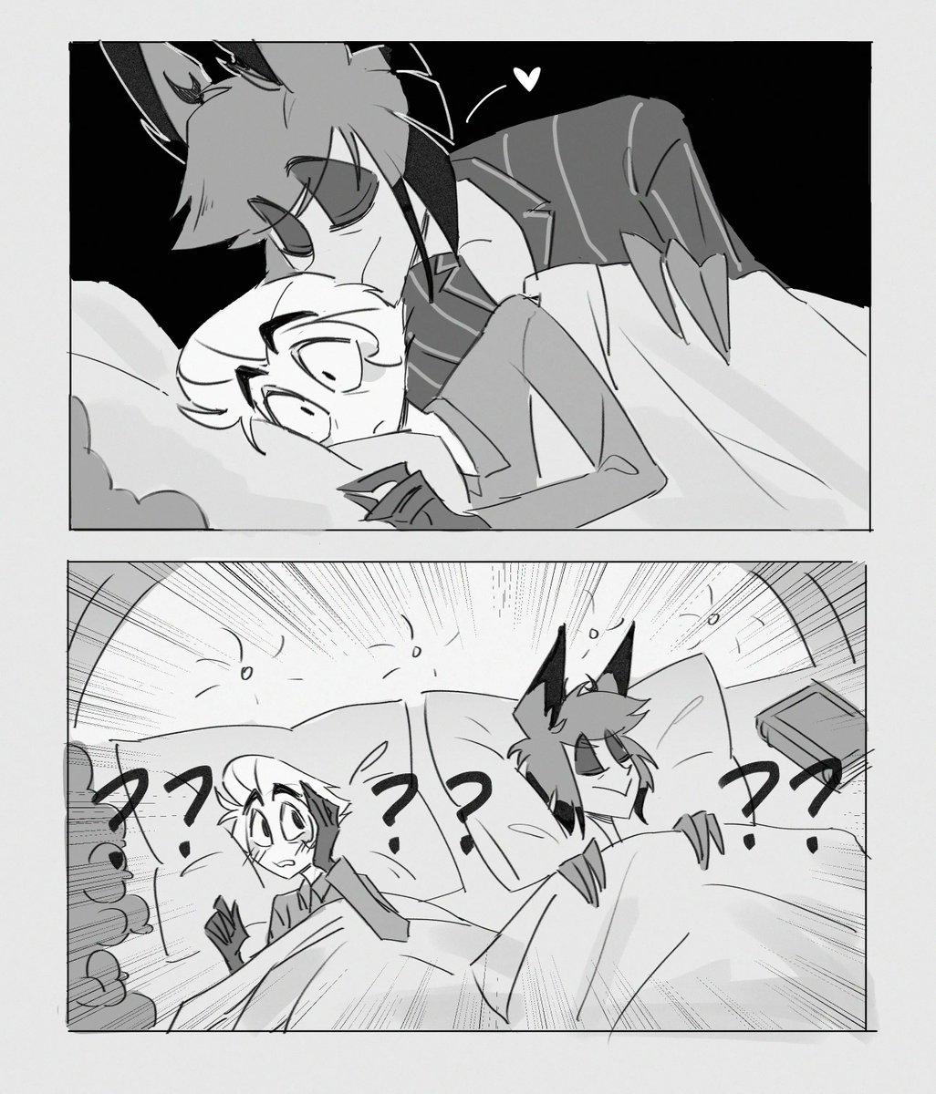 woodensteaky's tweet photo. #radioapple Hmmm...perhaps Alastor has been doing this for a while but Lucifer just found out ❤️🤔 https://t.co/pBidVukDBX