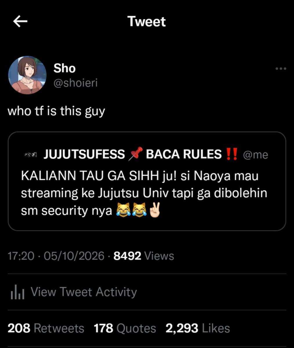 jjk_fess's tweet photo. trio !jujutsu kesayangan moment when ketika shoko kena rujak karna blm hafalan silsilah keluarga zenin 😹✌🏻 https://t.co/60uDnRSXHJ