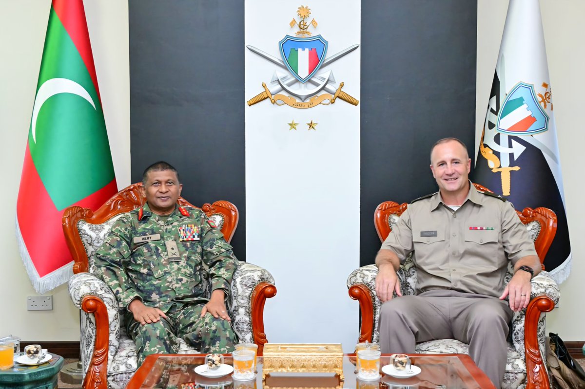 CDFofMNDF's tweet photo. Pleased to welcome Brigadier General Trent Gibson, Adjutant General of the Montana National Guard, to the Integrated Headquarters of @MNDF_Official and discuss ongoing joint collaborative efforts. https://t.co/oRChCRIuwo