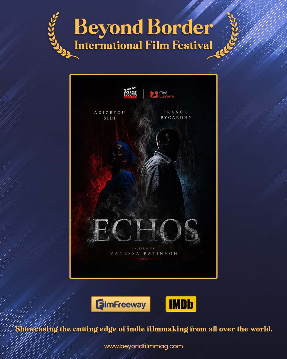 beyondborderiff's tweet photo. S23 official entry 🎬 - "ECHOES" directed by VANESSA CHRISTILLA PATINVOH.

#bbiff https://t.co/k5qV87AfZS
