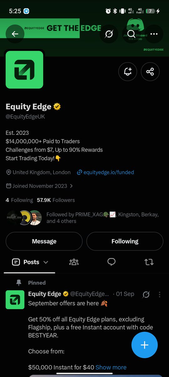 optifx143367's tweet photo. @Akindamolafx @EquityEdgeUK @iamtolufx @hendrayhorc I want to win a prop firm because I’m not chasing quick money. I’m chasing discipline, consistency, financial freedom, and the opportunity to prove to myself that I can build something meaningful from a skill I’ve committed to learning. https://t.co/9EN7TEJlUW