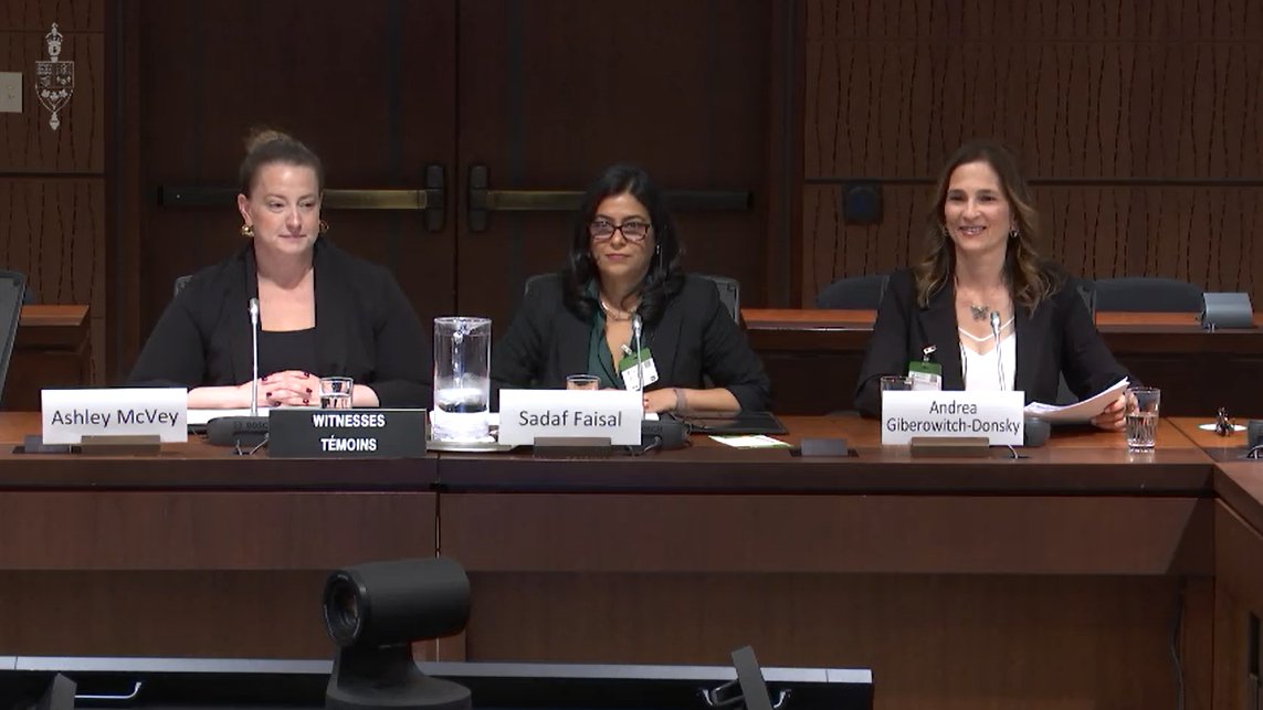 CPhAAPhC's tweet photo. CPhA’s Dr. Sadaf Faisal and Ashley McVey are at #HESA today as the Committee studies Bill #C224.
CPhA has long supported the patient safety protections established through Vanessa’s Law. When the law was expanded in 2023 to include natural health products, CPhA supported extending those protections so Health Canada could act when serious safety risks arise.
Today, CPhA urged the Committee to preserve those protections and not proceed with Bill C-224 in its current form. Concerns about regulatory burden should be addressed through targeted, proportionate measures without weakening patient protections.
#cdnpoli #cdnhealth