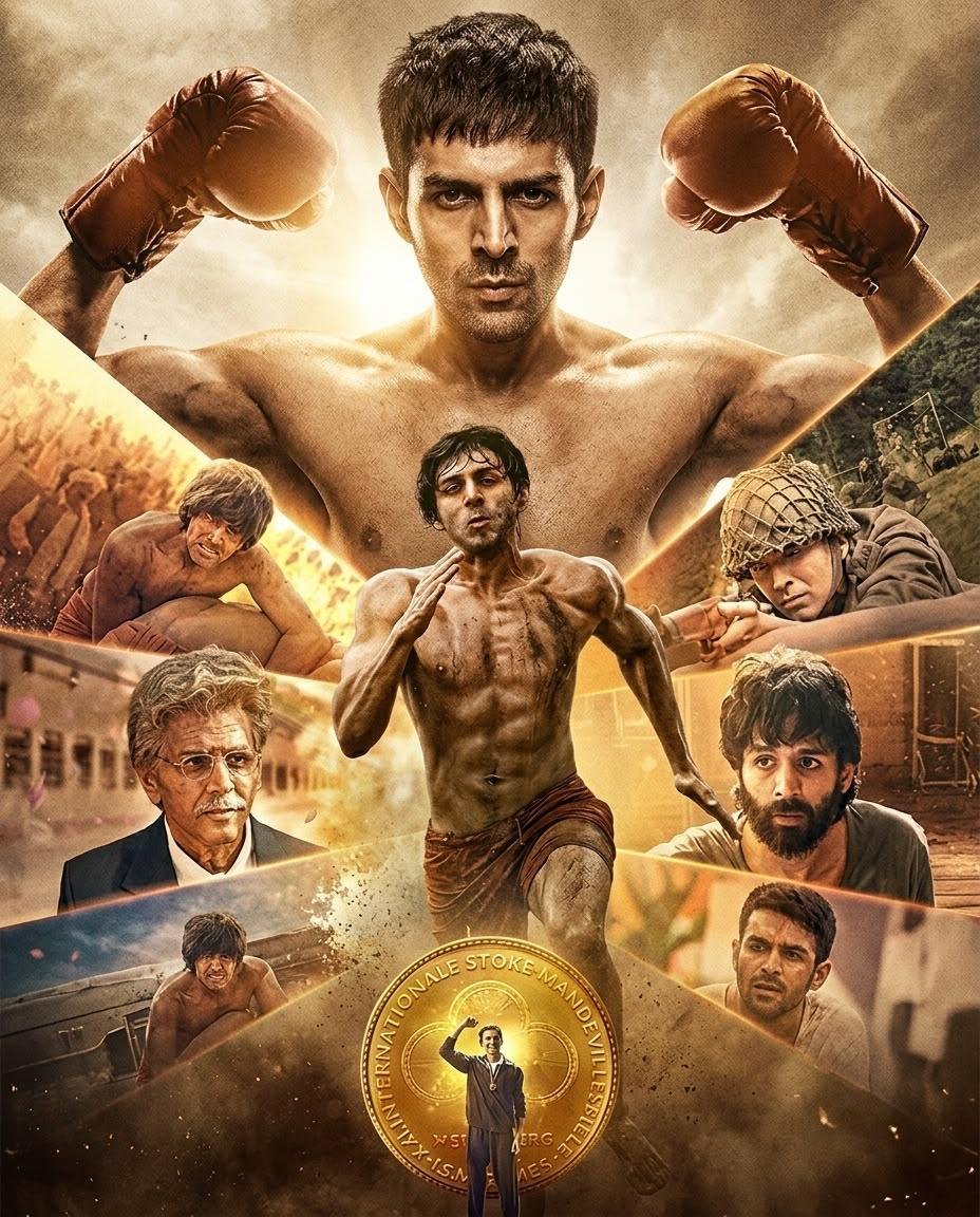 kartiksfanclub's tweet photo. Film with great dialogues 
Great performance 
Great cinematography
Great direction 

#KartikAaryan #ChanduChampion https://t.co/XVQZ3PfzvR