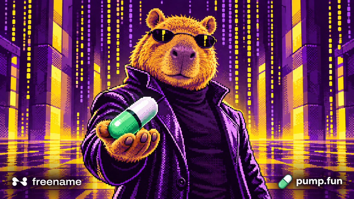 freenamecom's tweet photo. You can keep posting a contract address and hoping. Or you can take the pill.

@Pumpfun is now inside Freename 💊 https://t.co/Zdpvsb9kbn