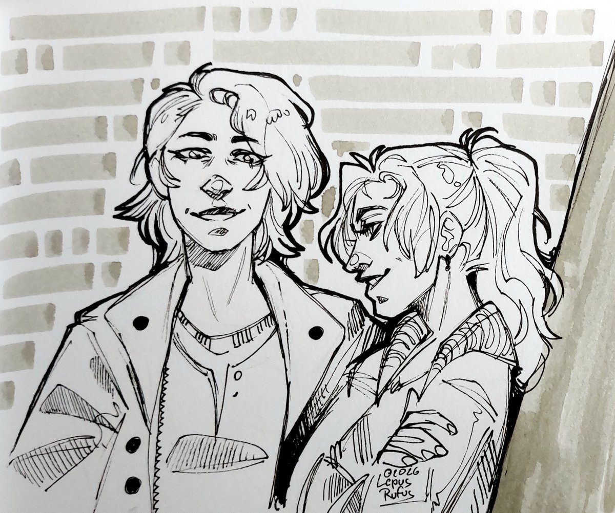 LepusRufus's tweet photo. Quick doodle of slightly older #clairejill https://t.co/UnFF385RKV