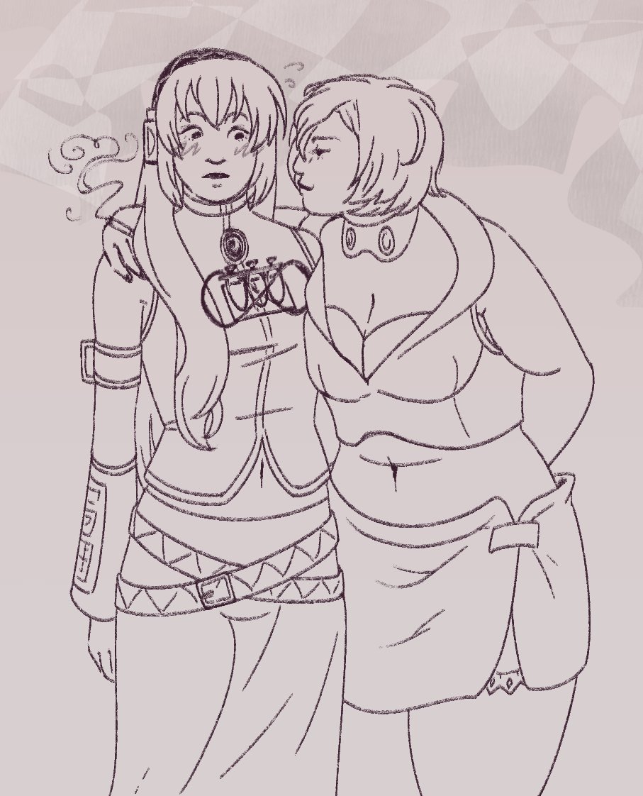 Bat_strugle's tweet photo. Go my vocaloid yuri go my fat Meiko👀👀 #meiluka #MEIKO #megurineluka #VOCALOID https://t.co/0VB42o6P7a