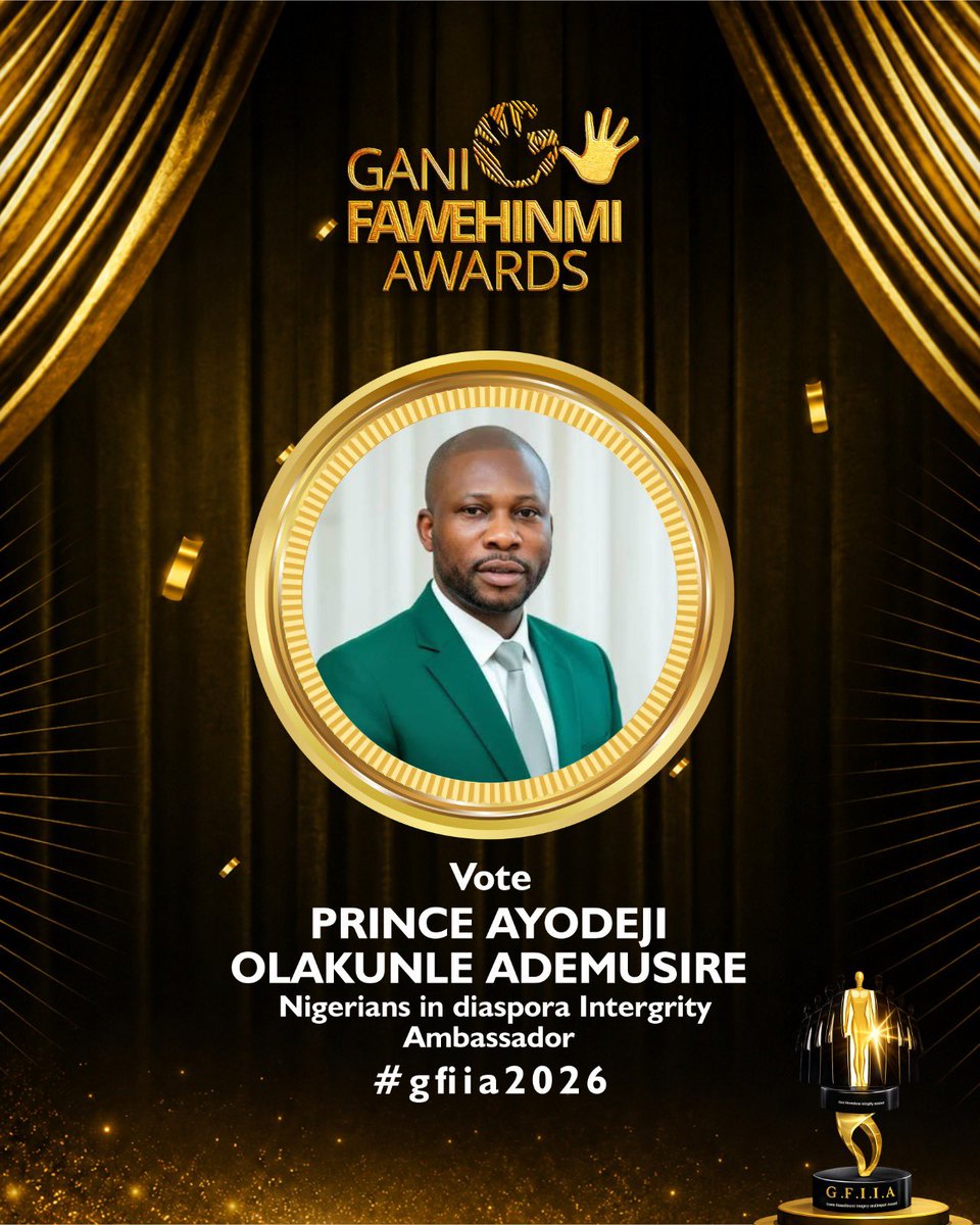 HEDAgenda's tweet photo. 11 DAYS TO GO! 
NIGERIANS IN DIASPORA INTEGRITY AWARD nominees are waiting for YOU to crown the level of impact they’ve made.
Make their voice stand out. 
Vote for your nominee.
Visit https://t.co/gzuyTuL60h
#GFIIA2026 https://t.co/VX7YlF0Ebj