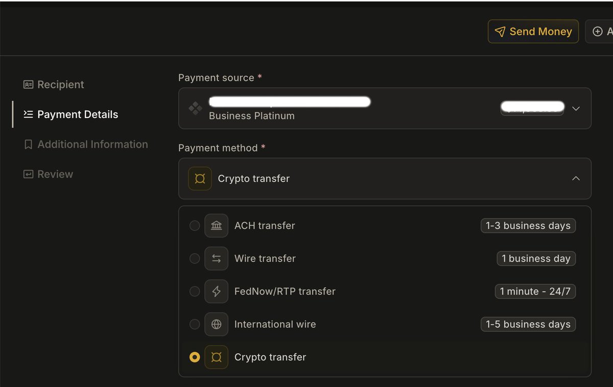 PhantomStays's tweet photo. sending USD to a crypto cold/dex wallet from your US LLC has never been easier

@slashapp for the win once again. love the niche conversations that go on in Phantom between business owners. never know what gold is going to be dug up next

If you have any type of operational question, 99% of the time it has been answered inside Phantom by other vetted founders

We really have built the reddit+country club of online business. 1,100 members now, it only gets better with time.