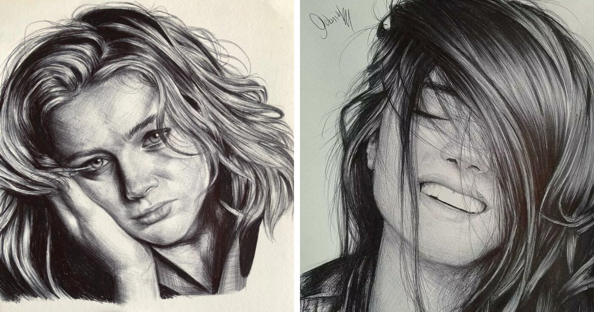 ZorzStudios's tweet photo. 20 times #GabrielVinícius proved that a simple pen can create mind-blowing portraits: https://t.co/W3tu1ocGB3
#SaumyaRatan #artist #portraits #BrazilianArtist #art #PenDrawings #sketch #hyperrealistic #TraditionalTechniques https://t.co/Q98SKhQ0c7