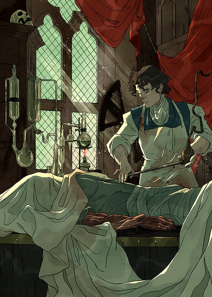 Abigail_Larson's tweet photo. “I collected bones from charnel houses; and disturbed, with profane fingers, the tremendous secrets of the human frame...” https://t.co/F1hhbv5Jo5