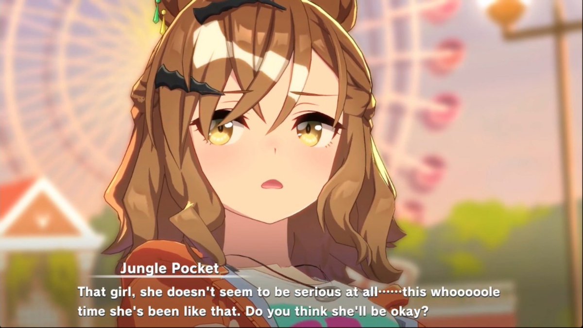 pokketivity's tweet photo. Unrelated but one thing I find funny is how Pokke is basically the Mom Friend™ of the team

There are more senior team members like North Flight, Fuji Kiseki, and Hishi Akebono... but the "scolding the youngest in concern" part is always played by Pokke lol https://t.co/foHghGZO7u