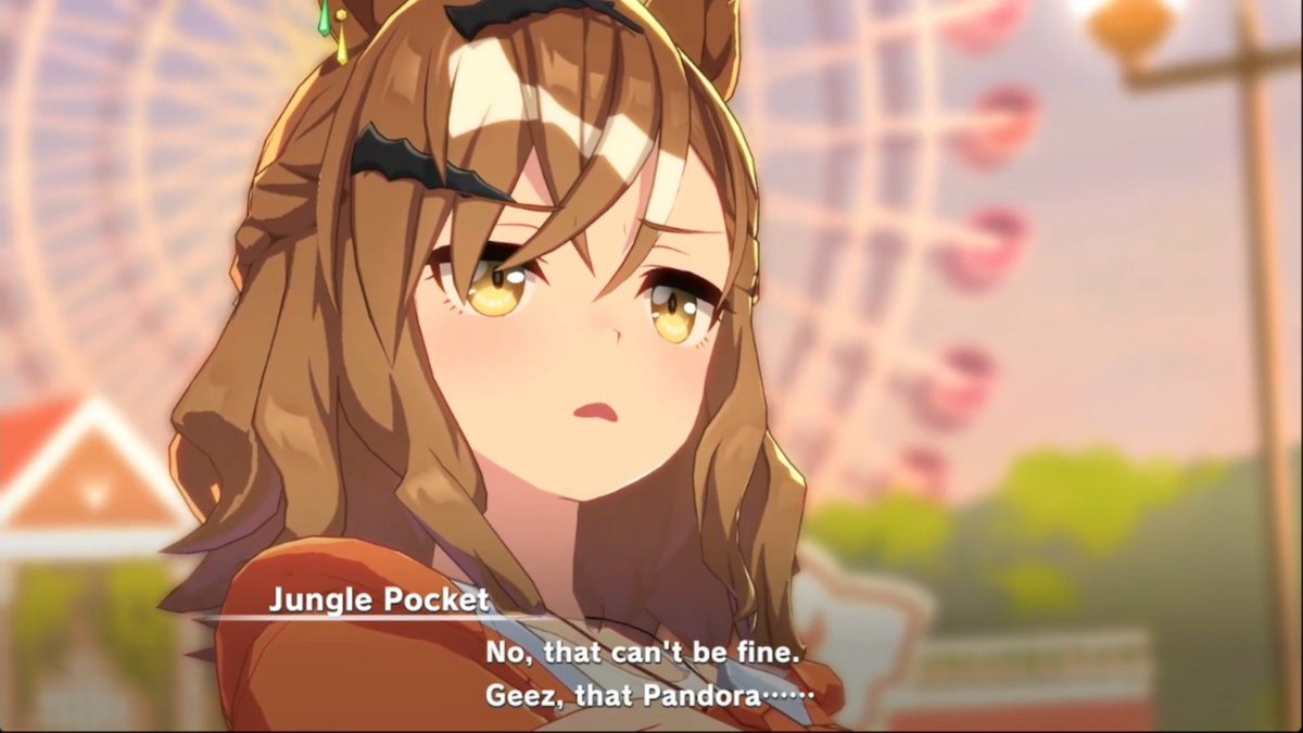 pokketivity's tweet photo. Unrelated but one thing I find funny is how Pokke is basically the Mom Friend™ of the team

There are more senior team members like North Flight, Fuji Kiseki, and Hishi Akebono... but the "scolding the youngest in concern" part is always played by Pokke lol https://t.co/foHghGZO7u