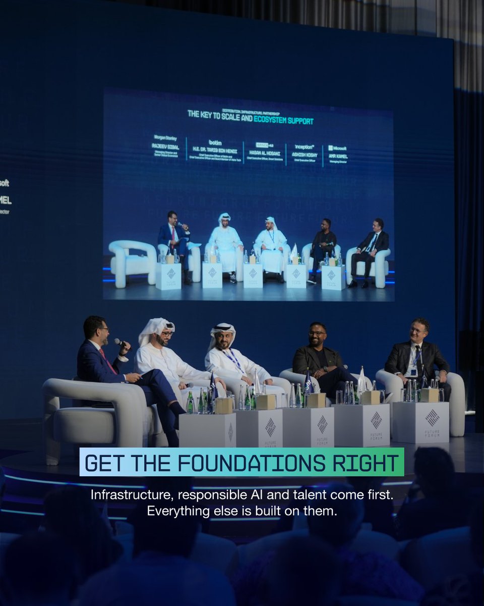 PresightAI's tweet photo. What does it take to run AI reliably at scale? Our panel's answer: strong infrastructure, sovereign and auditable systems, pilots that graduate into real deployments, and the right model for the problem.
#Presight https://t.co/PqYMeRK5Oc