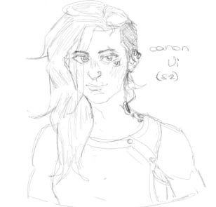 itsolymp1a's tweet photo. some of my recent sketches of vi 

my god does this woman has a lot of hair (in the 1st one at least)

#arcanetwt https://t.co/nZezgjlRVd