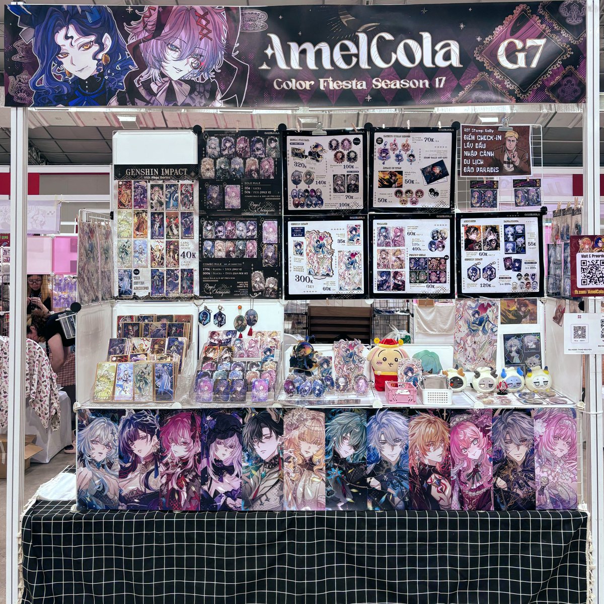 AmelCola_'s tweet photo. Our booth pictures in Color Fiesta 17 (Vietnam) https://t.co/8JRqBLaVIV