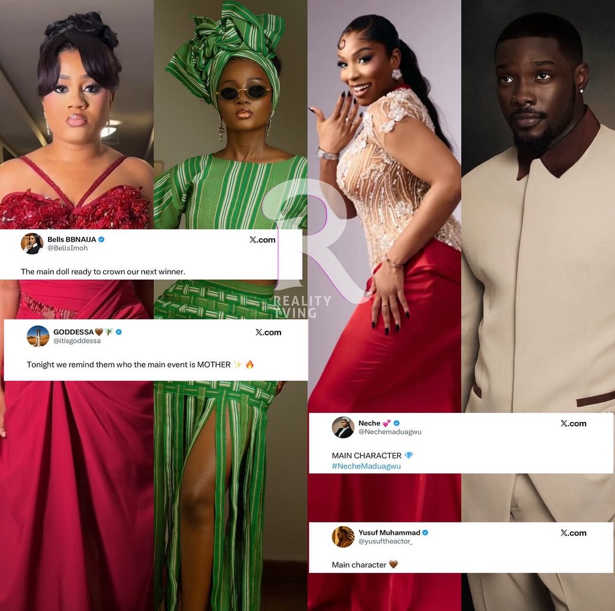HEYBIDEMI's tweet photo. Matter arising on the #BBNaija Season 11 streets oh😂 

Over to our able judges, who is the main character of the season? 👇remove sentiment https://t.co/gjqBjDh1PX