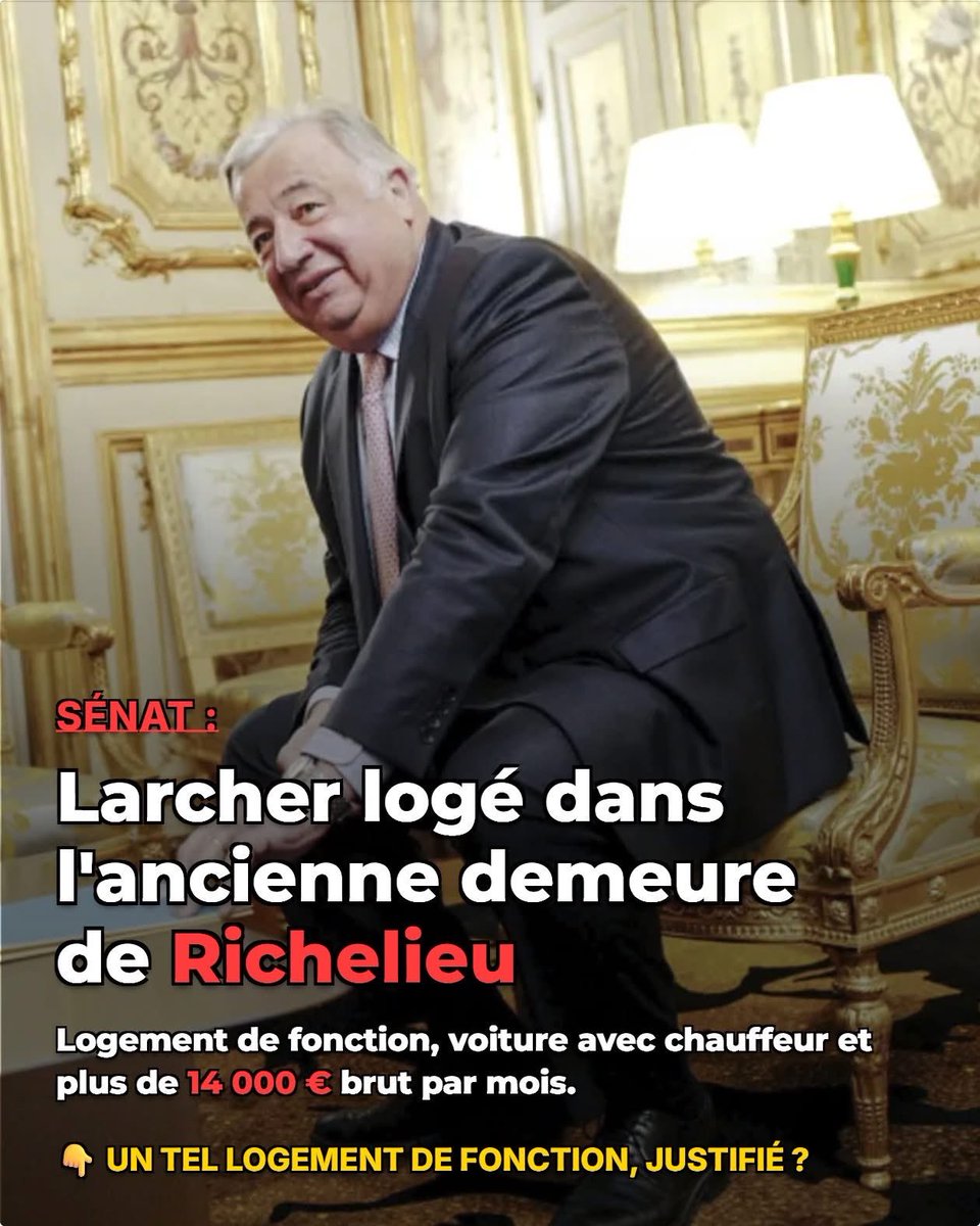 MissPeelEmma's tweet photo. 🏛️ Depuis 1958, le président du Sénat est logé au Petit Luxembourg, hôtel particulier du XVIe siècle accolé au palais du Luxembourg, où ont vécu Richelieu puis Bonaparte et Joséphine 🧐

Les privilèges n'ont pas disparus !
Le règne des seigneurs ( ou saigneurs au choix ) https://t.co/65KUJTRKdI