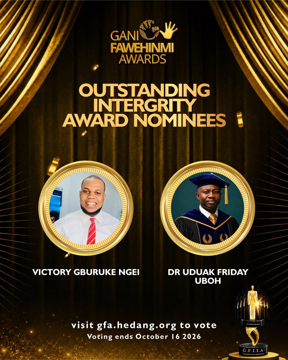 HEDAgenda's tweet photo. 11 DAYS TO GO! 
OUTSTANDING INTEGRITY AWARD nominees are waiting for YOU to crown the level of impact they’ve made.
Make their voice stand out. 
Vote for your nominee.
Visit https://t.co/gzuyTuKyaJ
#GFIIA2026 https://t.co/QnlbHUfSoQ