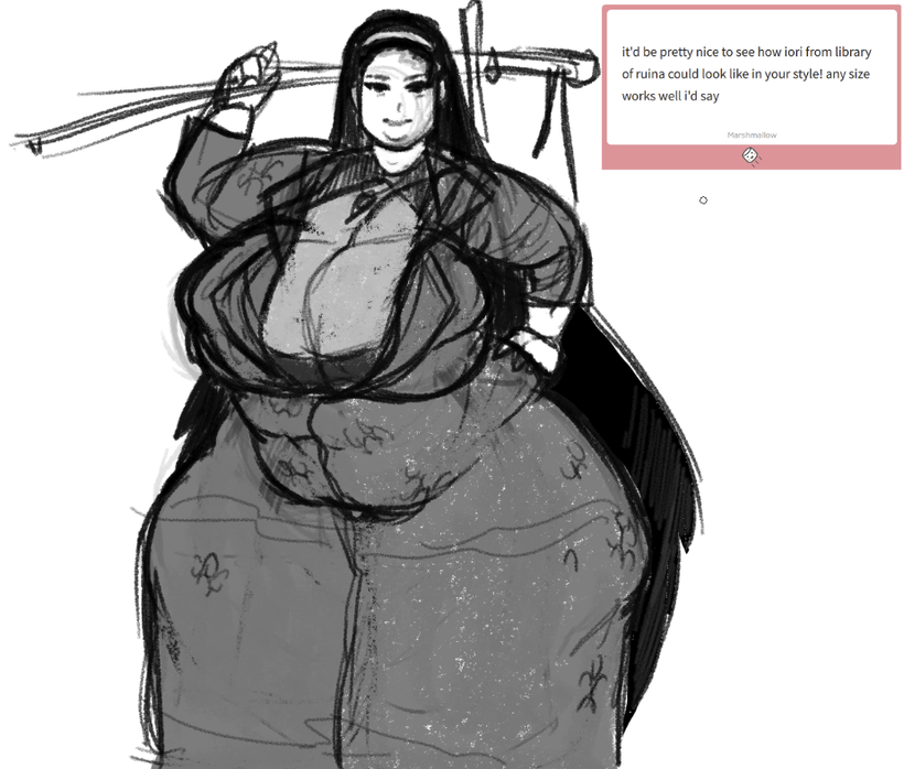 Softboxfats's tweet photo. a bit of a rougher sketch for a patreon request
i find out about newer and more gacha women every day but i like this vaguely evil looking snake woman https://t.co/vYQfaYfMMl