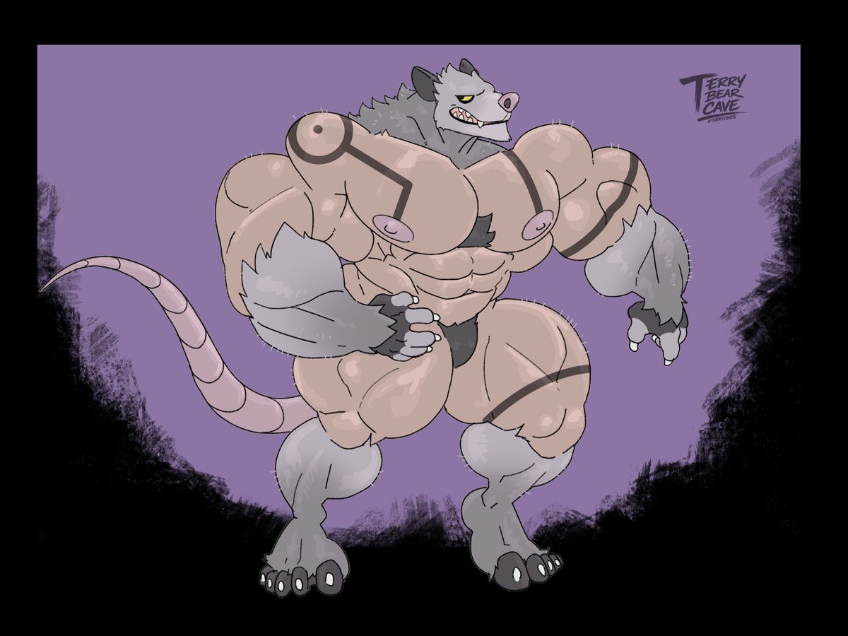TerryIgnis's tweet photo. Were opossum adopt 45$ nsfw version dm me if interested https://t.co/4kwr5mL82f