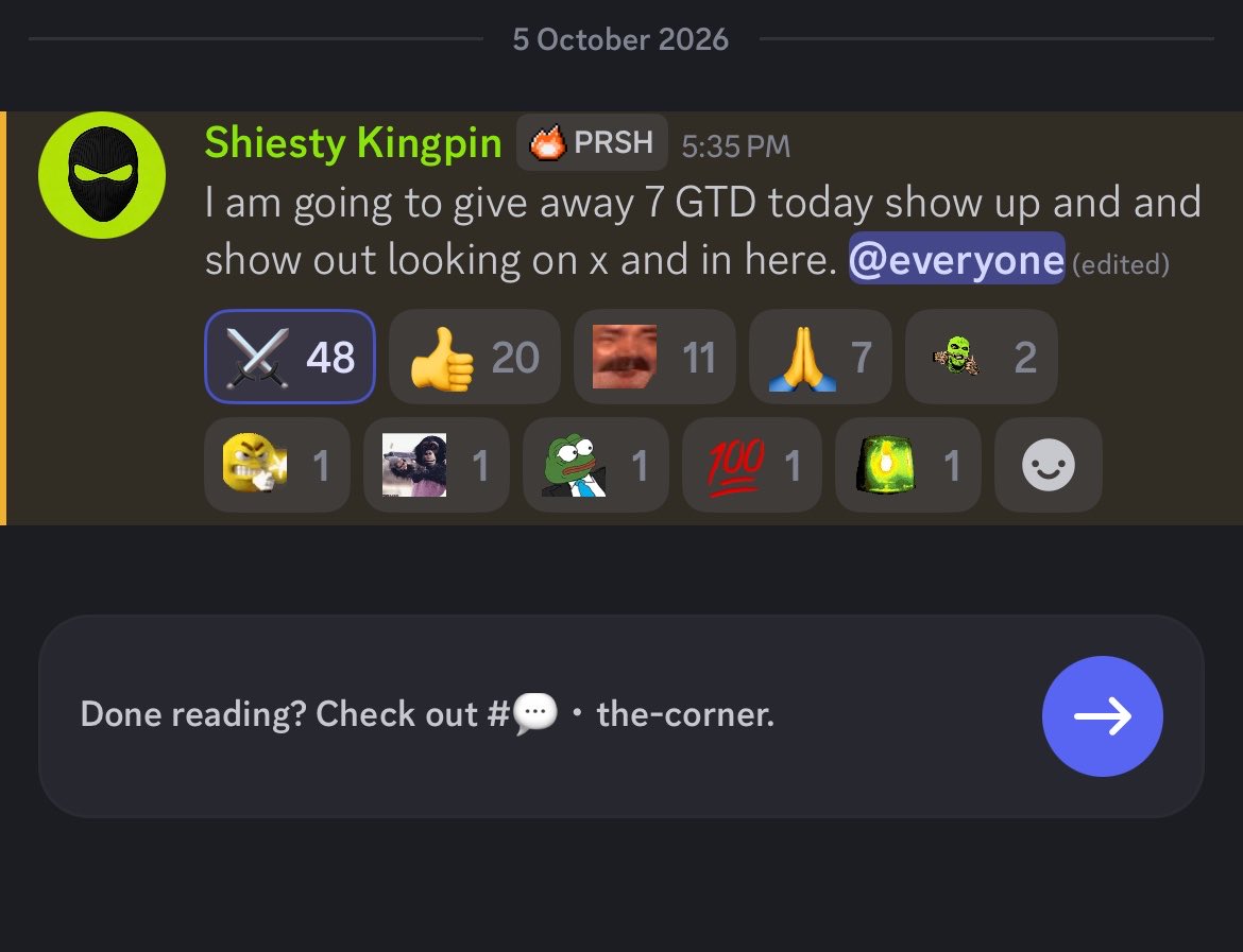 VeeOmaa's tweet photo. 7 GTDs being given away today !!!

If you’ve been waiting for your chance to upgrade, this is your sign to SHOW UP and SHOW OUT
Don’t sleep on this ,
Remember mint is tmmrw 
6th October 
@ProjectShiesty https://t.co/XHRPVD8eYn