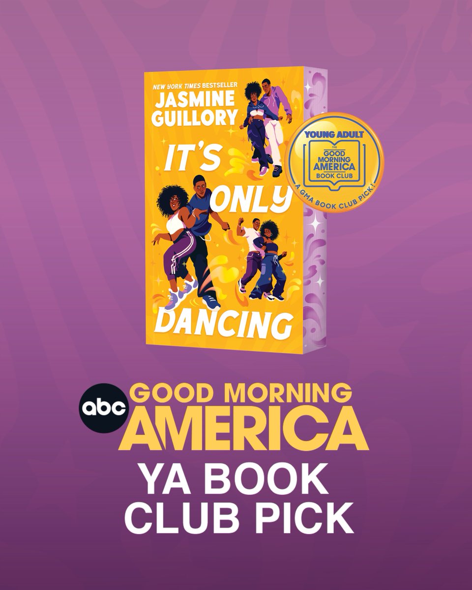 ireadya's tweet photo. BRB, telling everyone we know that It’s Only Dancing by Jasmine Guillory is a @GMA Book Club pick 💃✨ Don't miss a beat. Add It’s Only Dancing to your TBR. https://t.co/vr3ffy8T3d
