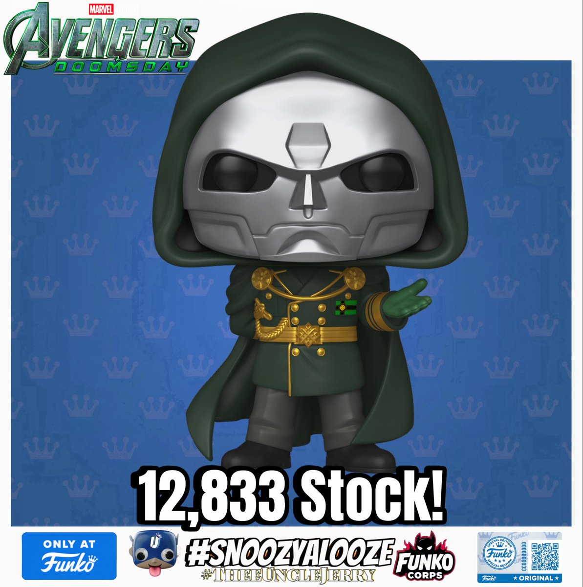 TheeUncleJerry's tweet photo. In stock at the Funko web store..

MARVEL
Pop! Lord Doom (Doomsday)
👉 https://t.co/NUGCWQ3jYh

📌 CURRENT STOCK IS PICTURED!

#Funko #ad #Avengers https://t.co/Srf4zedbVX