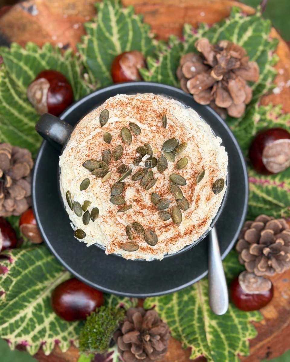 ProjectCoffeeUK's tweet photo. Our Pumpkin Spiced Latte is back! 🎃🧡
You know it's officially autumn when this is back on the menu. Rich espresso, silky smooth milk, pumpkin spice syrup, topped with pumpkin cream, toasted pumpkin seeds, and a sprinkle of cinnamon.

#TadpoleGardenVillage #Swindon https://t.co/8ad5vZXWVY