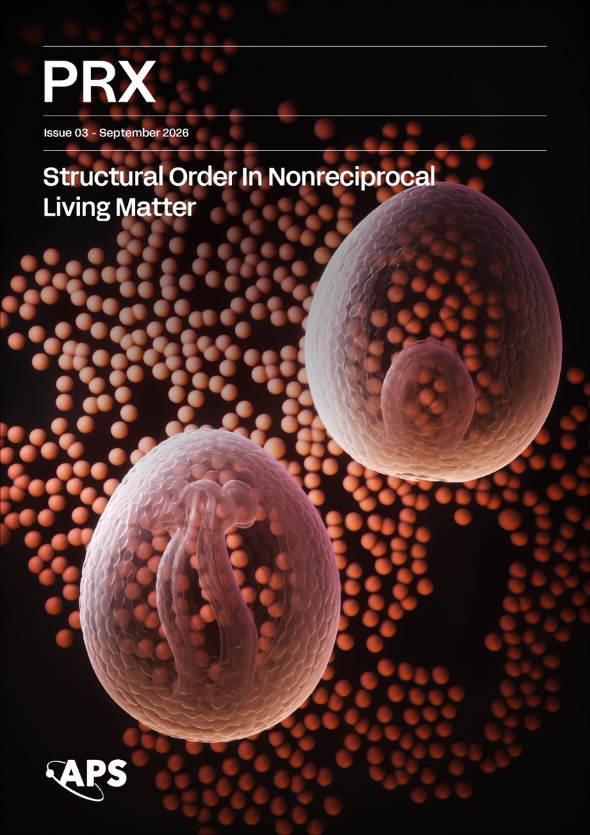 FakhriLab's tweet photo. We made the cover of PRX!!
Our work on nonreciprocal living matter is on the cover of @PhysRevX!
Very proud of this work and this amazing team!
https://t.co/3zPYdg1Jo0
Cover credit: APS/Ella Maru https://t.co/0yvf0JhPwP