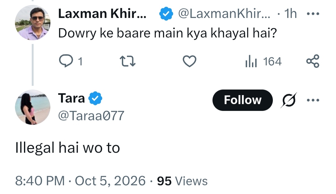 Neonastey's tweet photo. According to this pseudo foids: Dowry shouldn't be taken bcz it's illegal, but alimony should be minimum of 10-20 lakh.

So this wouldn't be wrong either if men start saying: Alimony = per night rate https://t.co/II9BvRPRe6