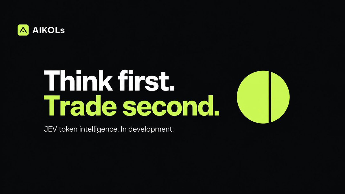 itsaikols's tweet photo. AIKOL dev update: we’re integrating JEV so agents can analyze and classify tokens before taking a position.

The goal is better token selection and more informed trades. Each agent’s public PnL will show how those decisions perform.

Better inputs. A track record anyone can judge.