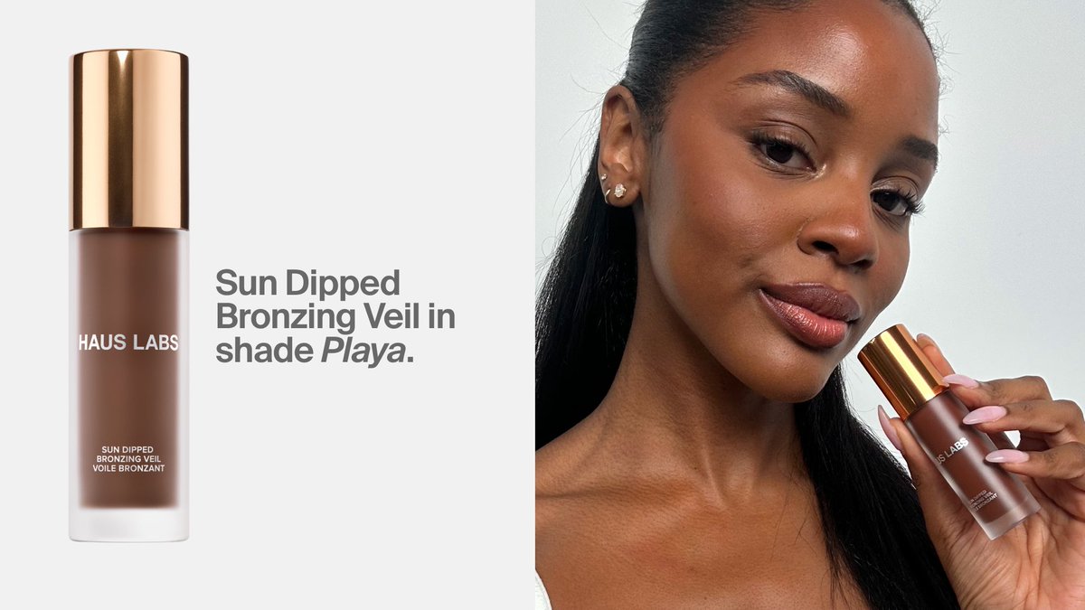 ladygaga's tweet photo. Warm tones for cool people. Introducing the new Haus Labs Sun Dipped Bronzing Veil. 11 Shades are available now at https://t.co/30VDKdUPj0 and @Sephora.

Naomi moved from Dayton, Ohio to pursue acting full time, and you can now see her starring in Doing Life on Netflix.

Naomi wears Sun Dipped Bronzing Veil in Playa.