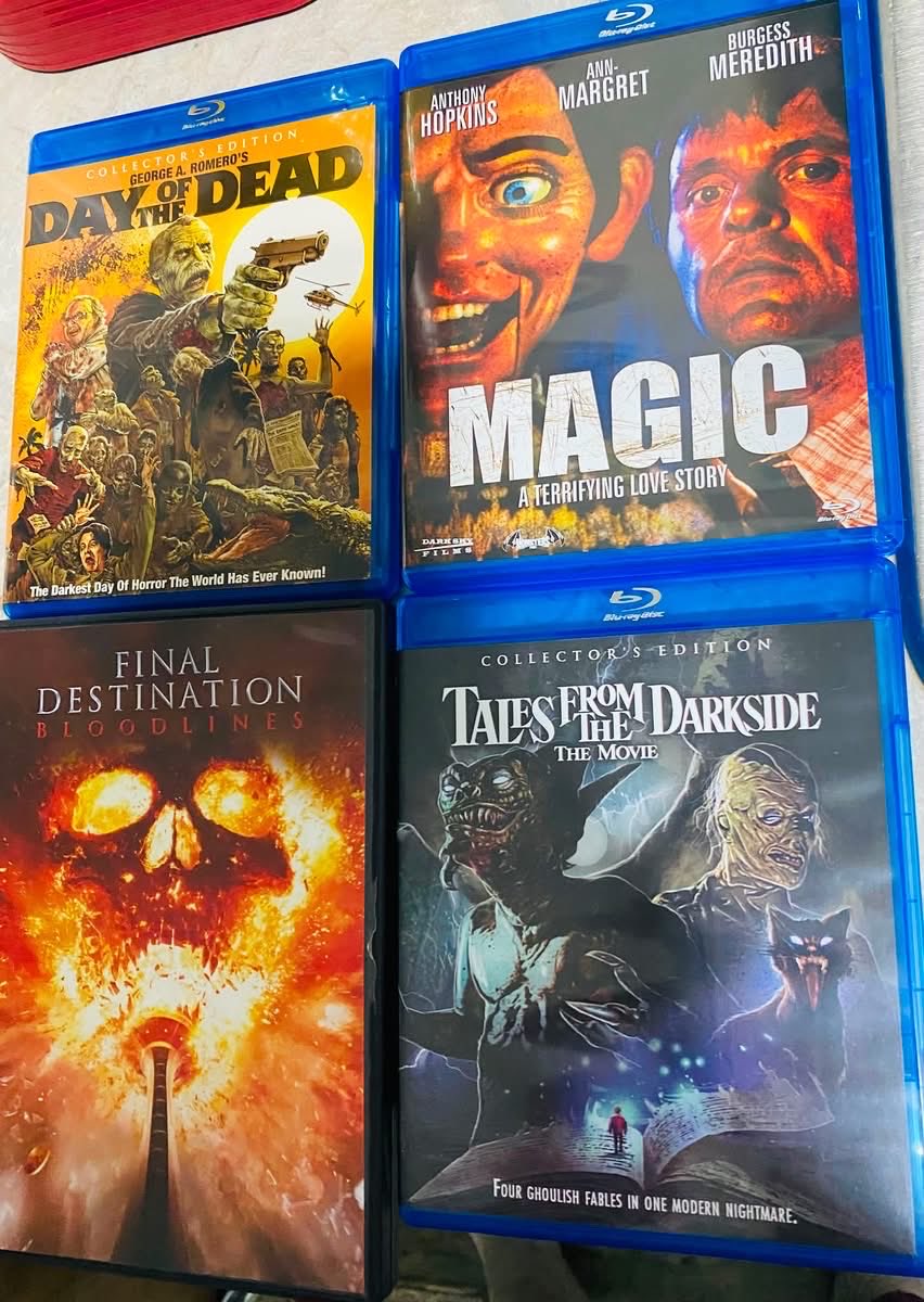 AbeTalkingBooks's tweet photo. Recent #movie buys at @Walmart Bringing in the #HalloweenVibes just right spooky #cinema style. https://t.co/p8heqVNktG