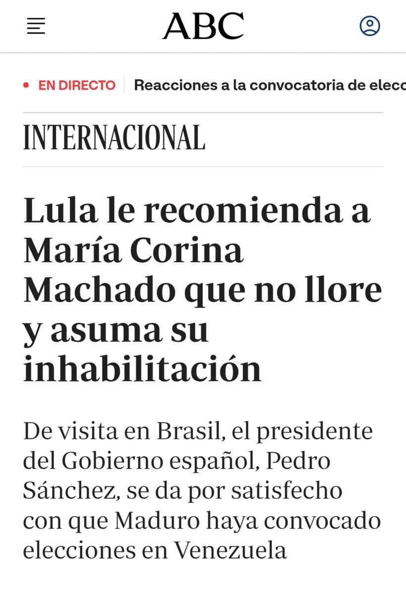 JJFlores94's tweet photo. "Los venezolanos son unos fachos porque no quieren a líderes como Lula".

Lo que Lula ha dicho y hecho sobre Venezuela: https://t.co/cdfgs6Sxsz