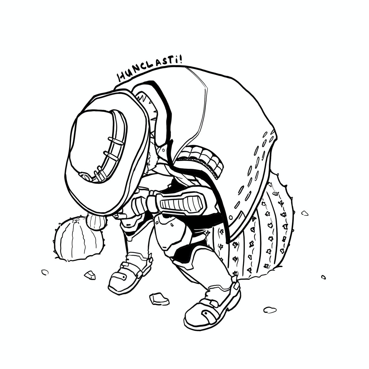 hunclasti01's tweet photo. Inktober DAY 04!!! Cactus.

#Inktober  #overwatch #cassidy https://t.co/WGphOqbXWW