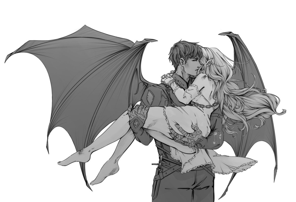 Shanlieart's tweet photo. "Hold tight, and don't make a sound"
#Elriel https://t.co/5qcSv3YF5r