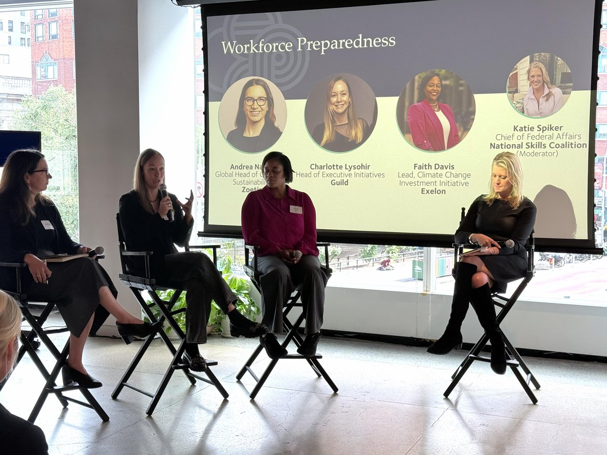 Exelon's tweet photo. We’re focused on delivering affordable, reliable and sustainable energy for the customers and communities we serve.  That’s why Exelon leaders joined this year’s #ClimateWeekNYC conversations on the biggest issues shaping the future of energy. https://t.co/fn1EMLBTY2