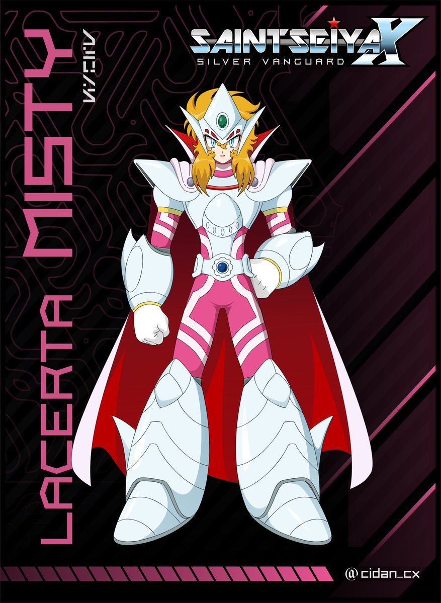 Cidan_cx's tweet photo. Saint Seiya X: Silver Vanguard 
Lacerta MISTY
#saintseiya #megaman #cidan_cx #silvervanguard #anime https://t.co/hGKdHAPGwu