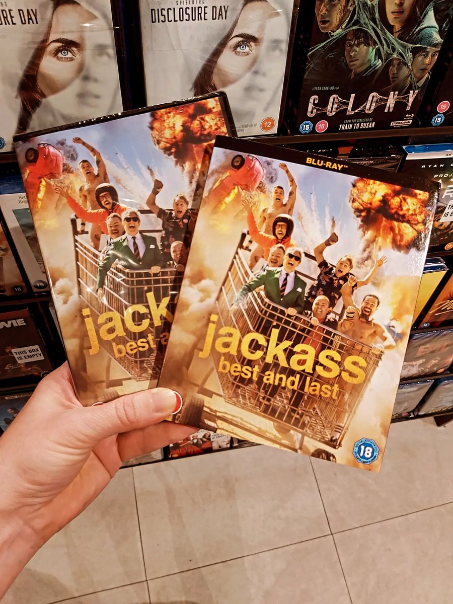 hmvIpswich's tweet photo. Some top notch releases out today 
#ToyStory5
#MinionsandMonsters 
#JackassBestandLast 
#IronMaidenBurningAmbition 
#NewMovieMonday https://t.co/NZgpuFYT29