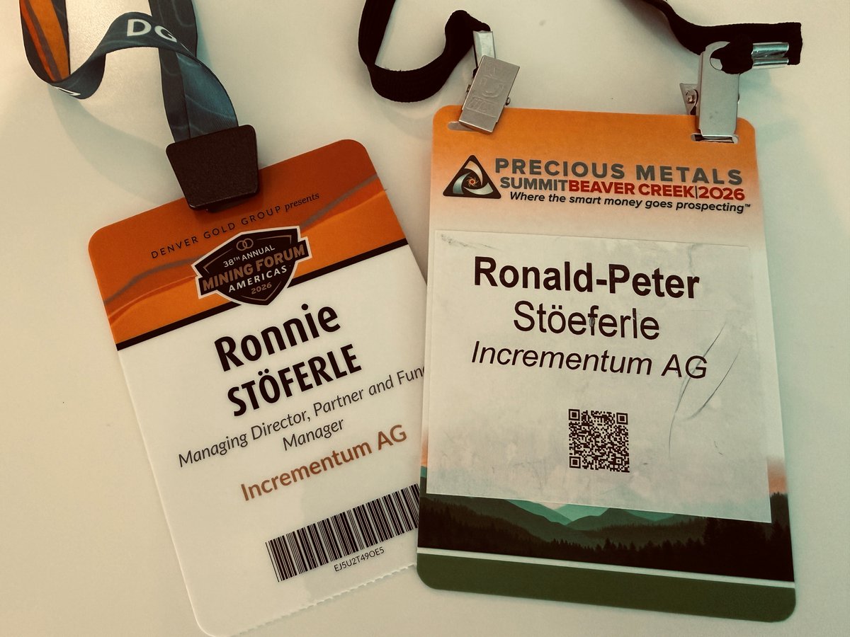 RonStoeferle's tweet photo. 1/ Mining CEOs &amp; IR teams: we don't need more geology. We need better storytelling. ⛏️

70+ meetings and 300+ pages of notes later, here's my tough love from Colorado. 🧵👇 https://t.co/m9Q461pgLT