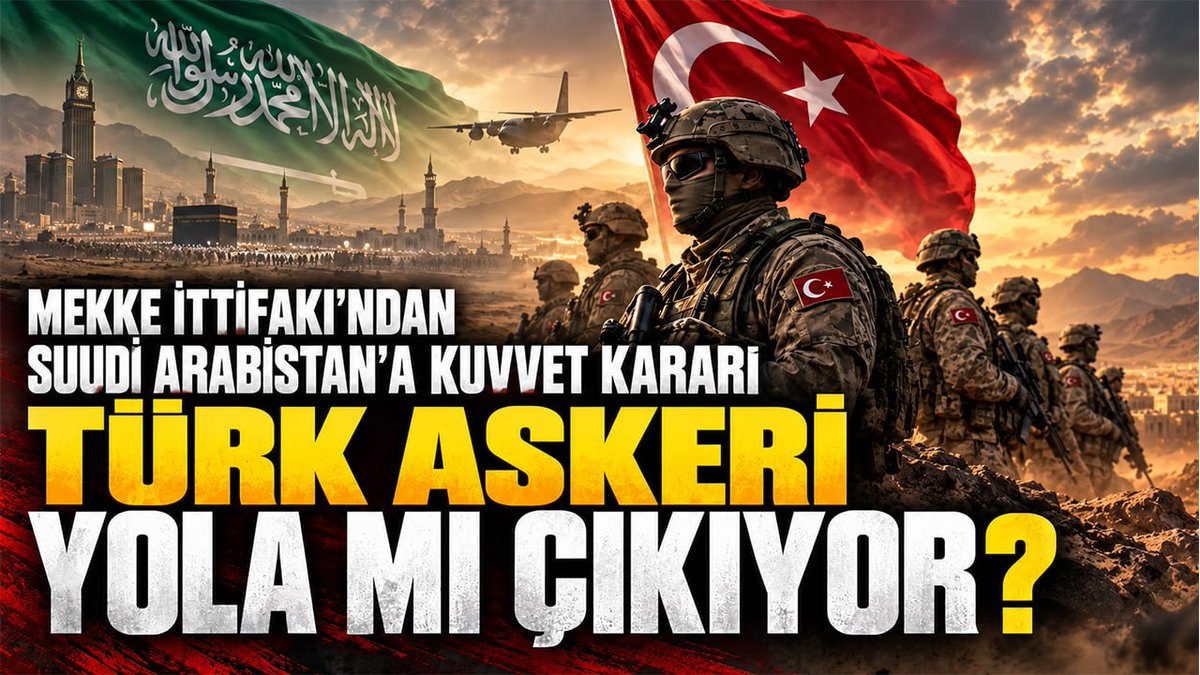 YenicagGazetesi's tweet photo. 📌Mekke Savunma İttifakı'ndan kritik karar

📌Askeri kuvvetlerin Suudi Arabistan'a sevkine onay verildi

https://t.co/KVB10Wn5EA https://t.co/xBEi2Fpr7B