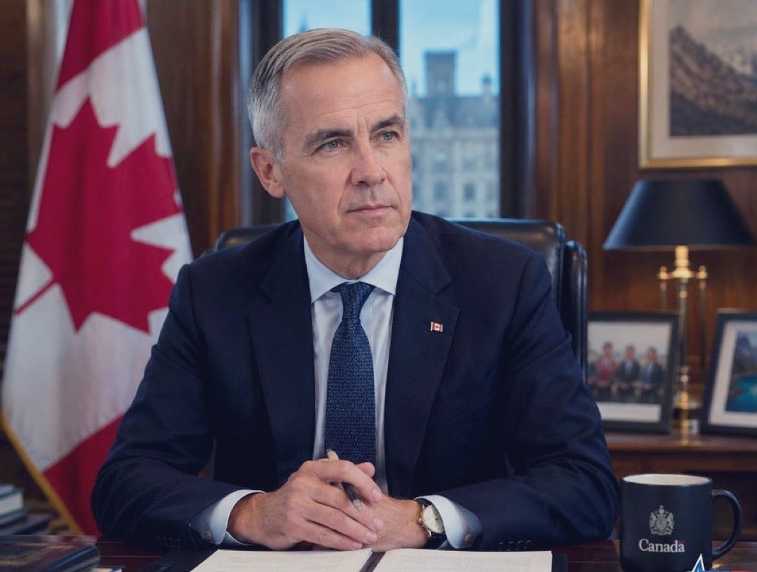 __ELONSMXUPDATE's tweet photo. What is your view of Mark Carney, the Prime Minister of Canada 🇨🇦🇨🇦?  

A) A strong leader 💪  
B) An idiot 🤬 https://t.co/w2hMLIYOQU