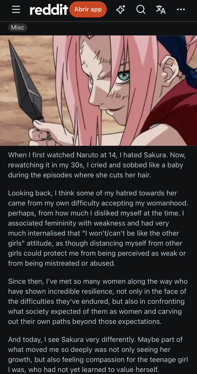 denjiv0id's tweet photo. Sakura you’re SO important to girls omg https://t.co/e7abYHQyju
